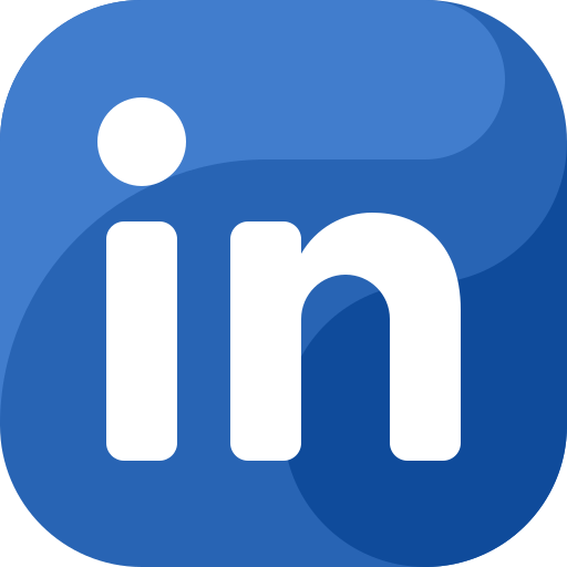 LinkedIn logo and link